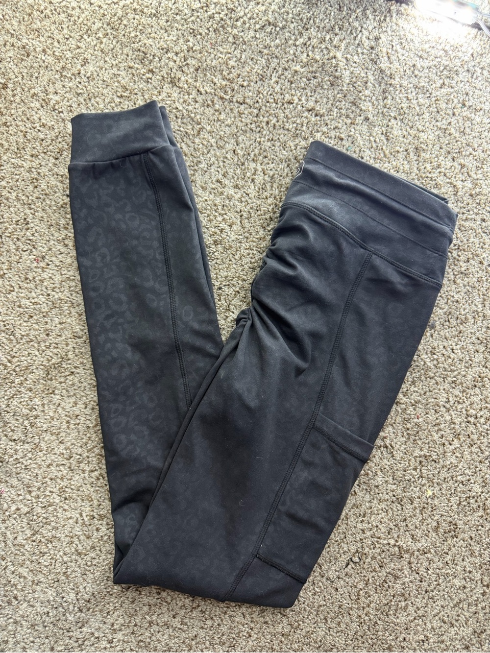 Celestial Bodiez Black Leopard Print Joggers